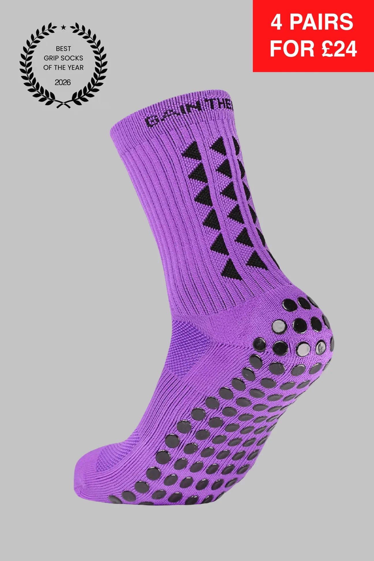 GRIP SOCKS 3.0 MidCalf Length - White